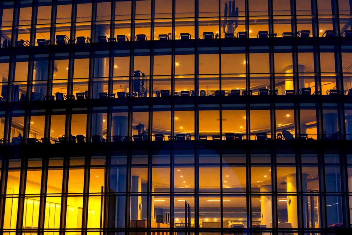 Lexxana Global headquarters at dusk